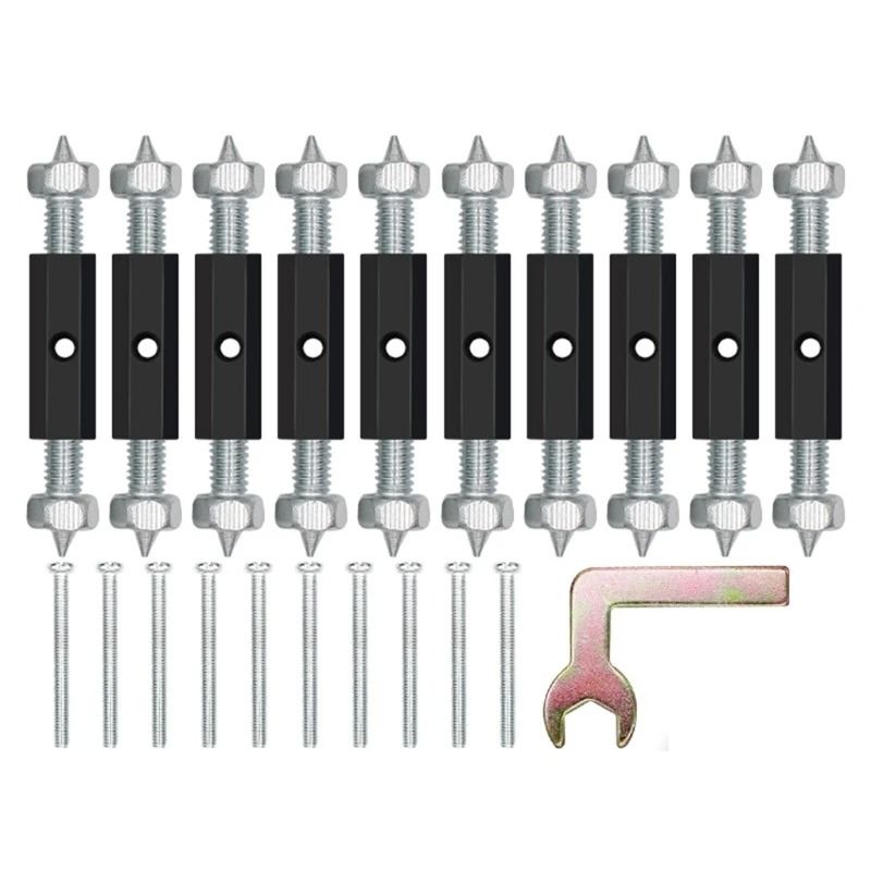 10 Pcs Wall Switch Repair Kit Adjustable Socket Cassette Support Rod Tool Set