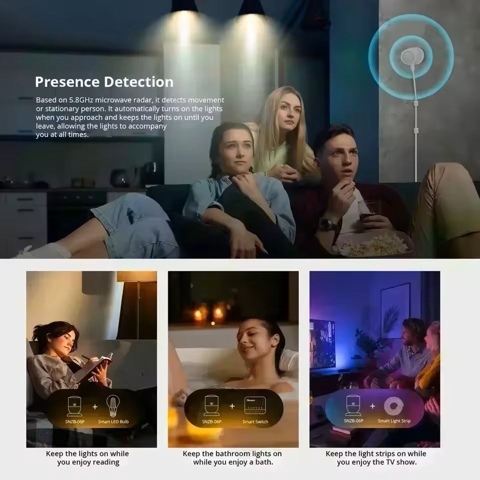ZigBee Smart Human Presence Motion Sensor for Home Automation