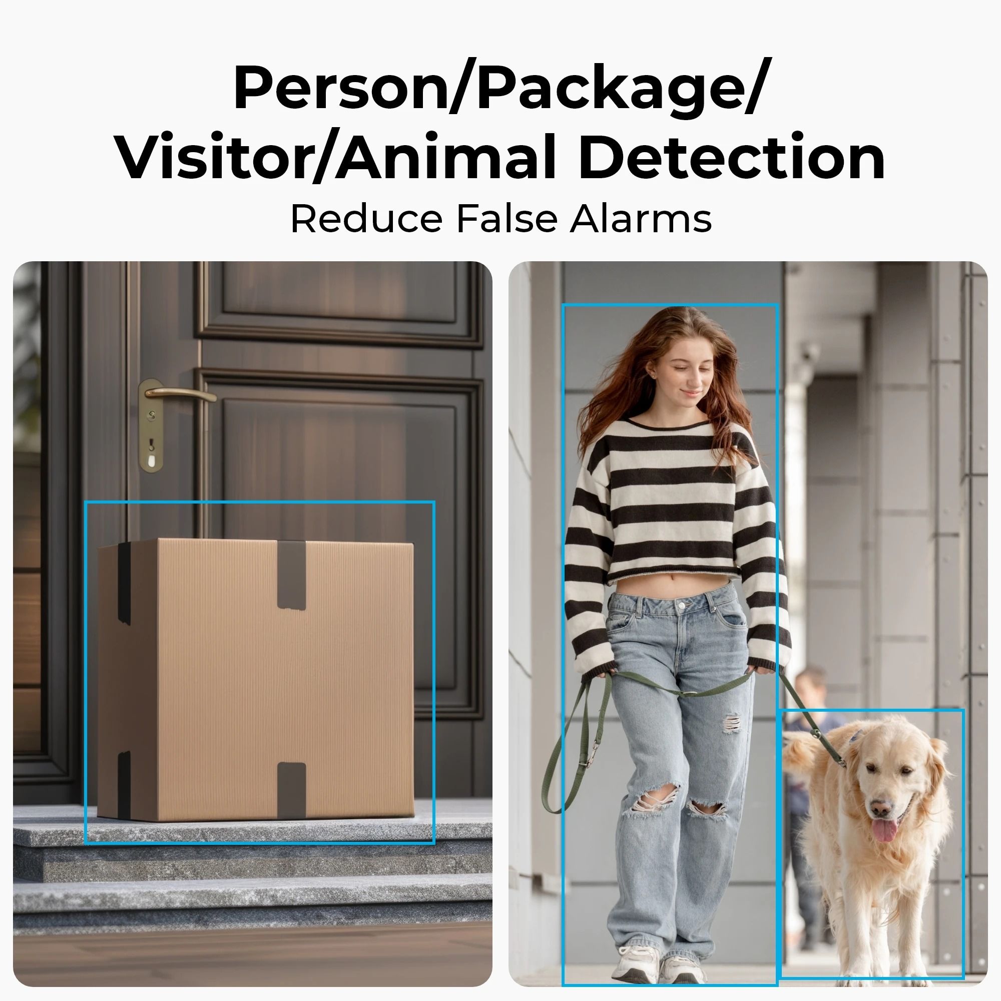 Smart Home Video Doorbell with 2K Plus Clarity and PoE Connection