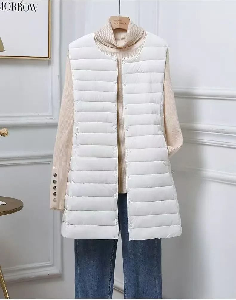 Womens Mid-Length Down Vest System | Premium 2025 Slim-Fit Versatile Gilet & Professional Winter Layering Infrastructur