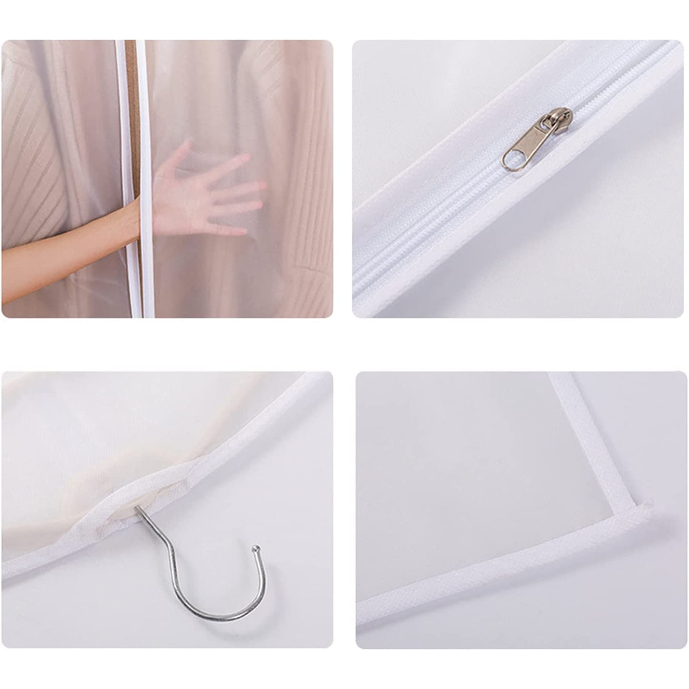 Breathable Zip-up Garment Cover, Anti-Dust, Moth And Waterproof