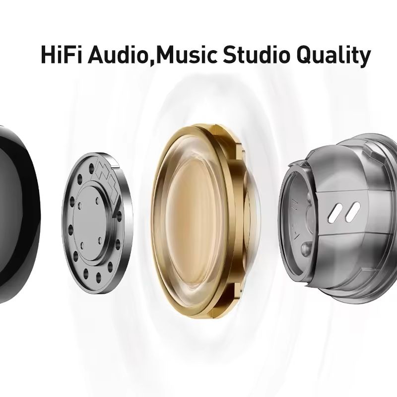 ANC Bluetooth 5.3 Earbuds with Noise Cancellation and Spatial Audio