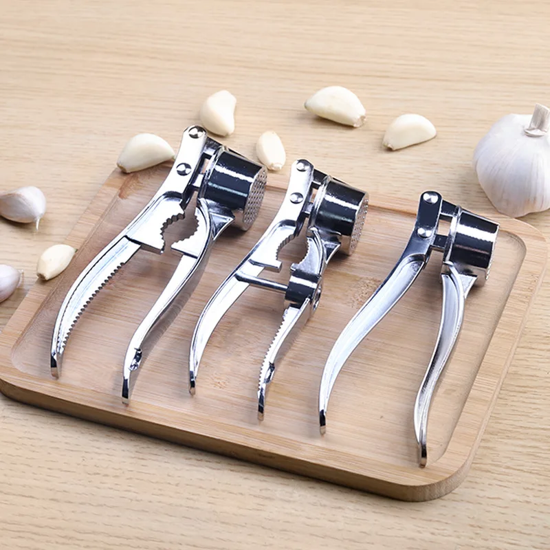 Stainless Steel Garlic Press Manual Garlic Mincer and Ginger Crusher