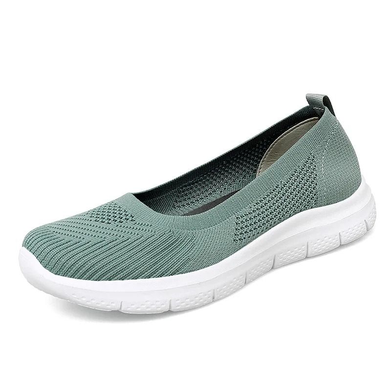 Womens Knit Sock Sneakers Breathable Slip On Casual Footwear
