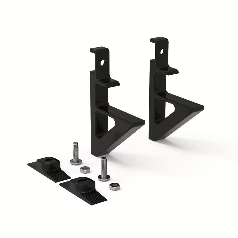 2 Piece Acoustic Panel Brackets No Drill Wall Mount for Foam Panels and Shelves