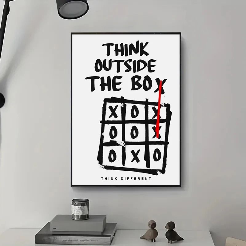 Modern Motivational Discipline Poster | Inspirational Quote Canvas Wall Art