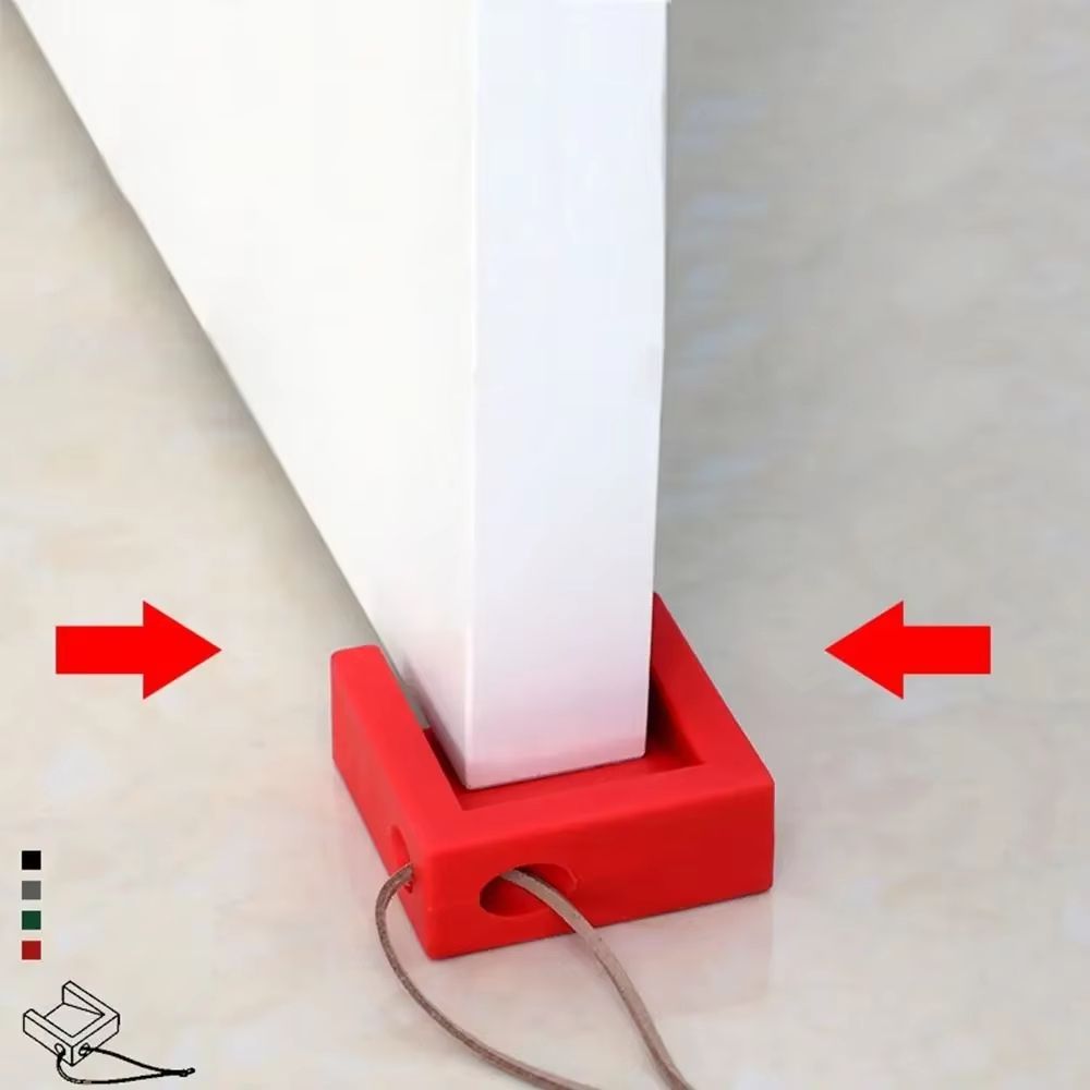Creative Silicone Door Stopper – Anti-Collision Floor Holder for Home & Office
