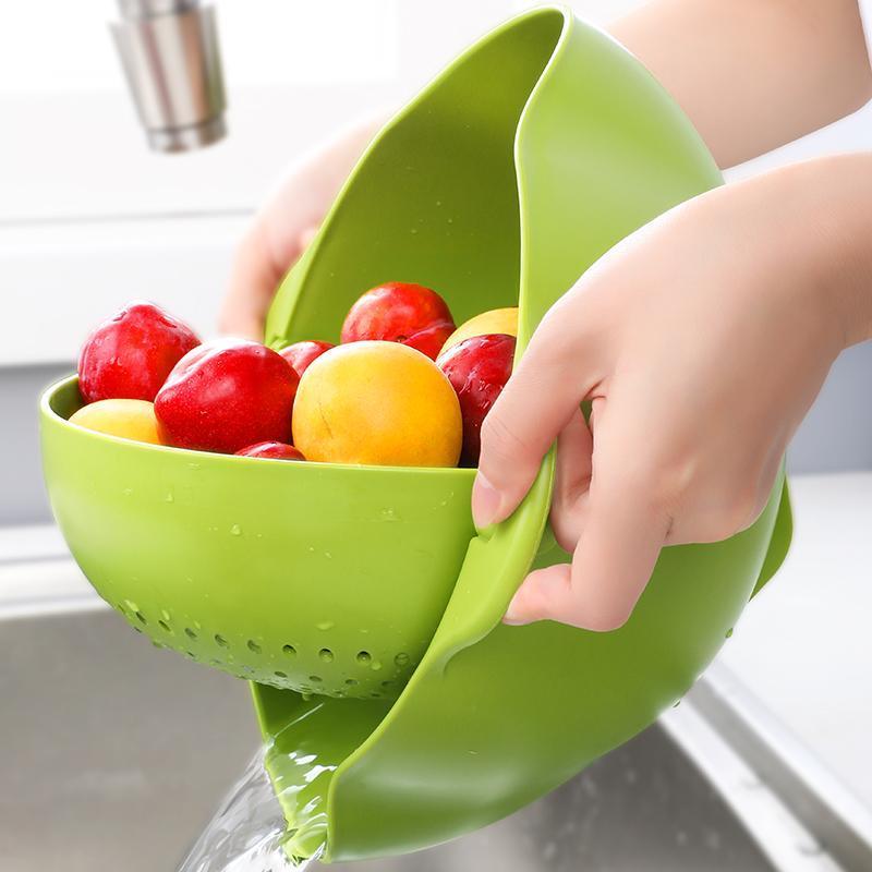 360 Colander Bowl - Double Layer Strainer & Drainer | Perfect Kitchen Gift