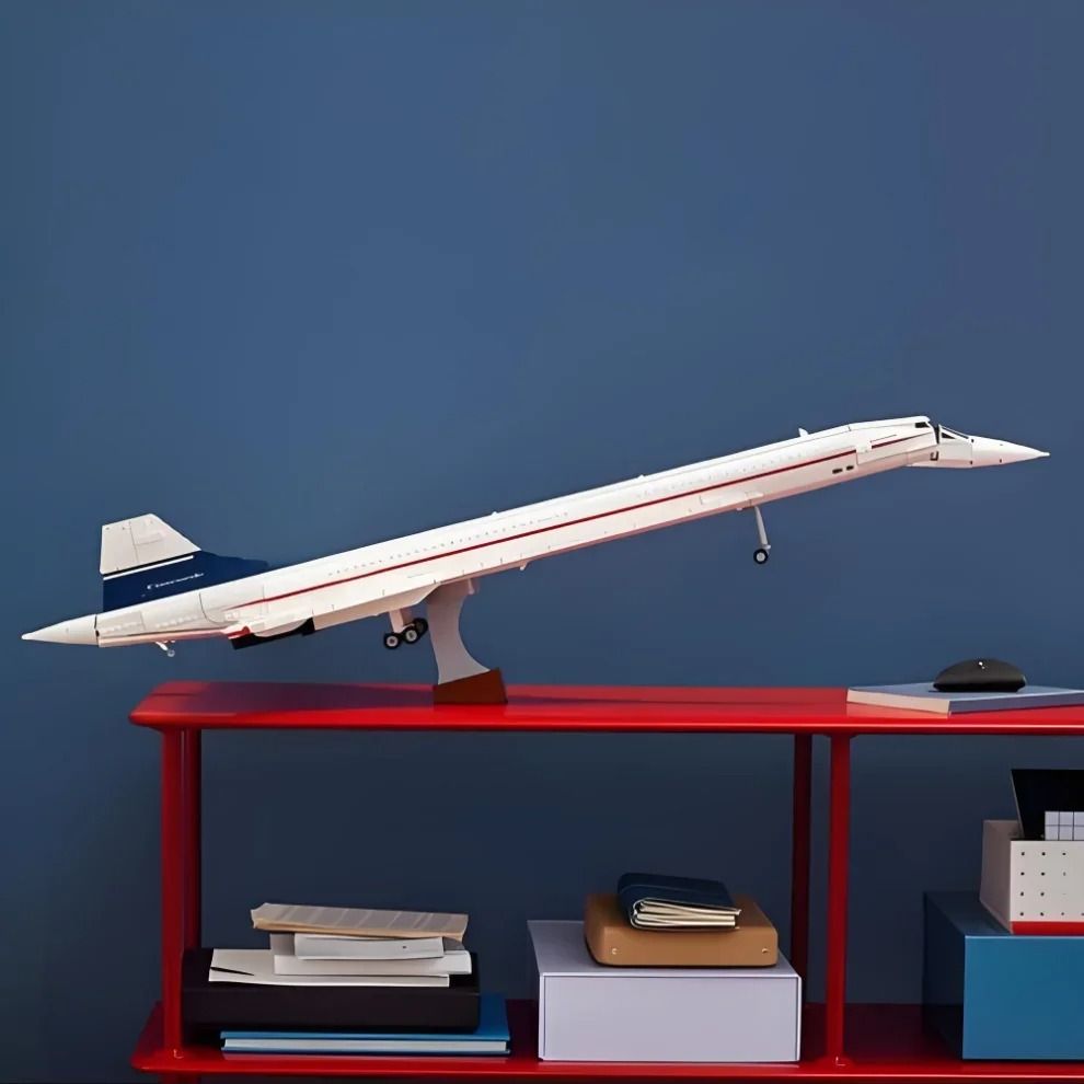 Supersonic Aircraft Building Block Set with 2083 Pieces