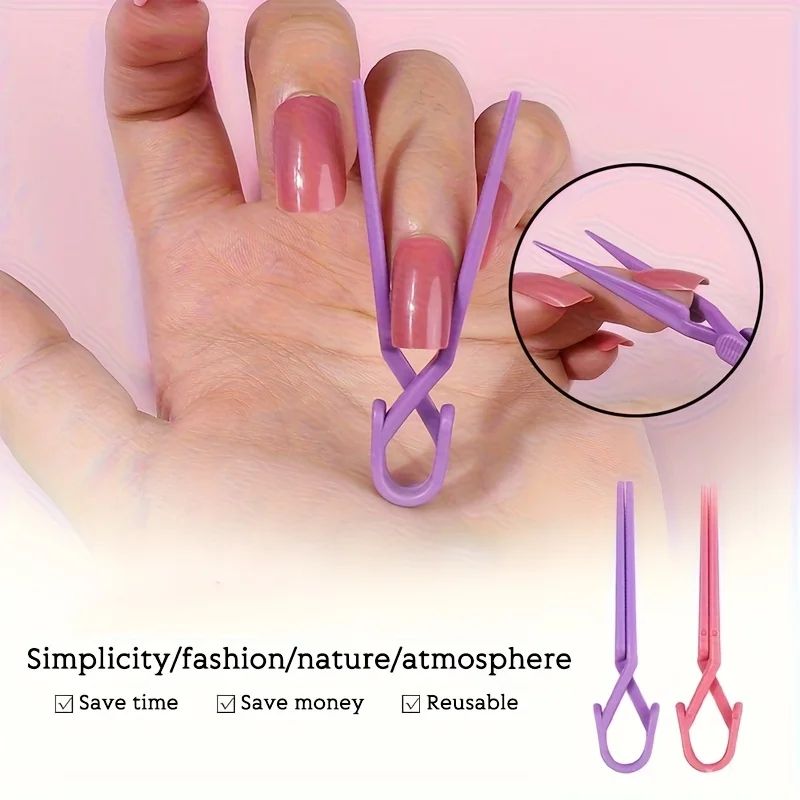 SoftLock Nail Polish Remover Clips Set – Non-Slip Gel Polish Remover Clips for Easy Manicure (5-Piece)