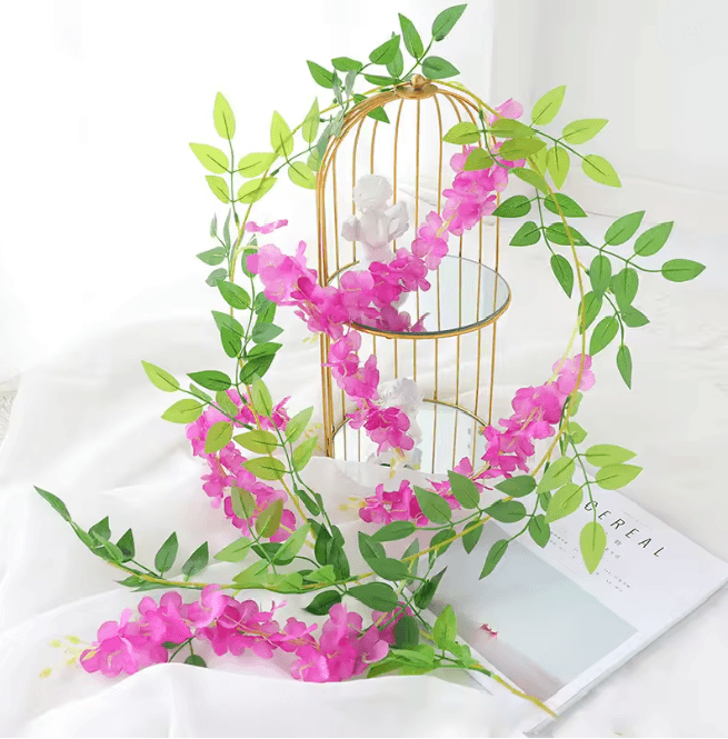 Artificial Wisteria Hanging Garland Vine