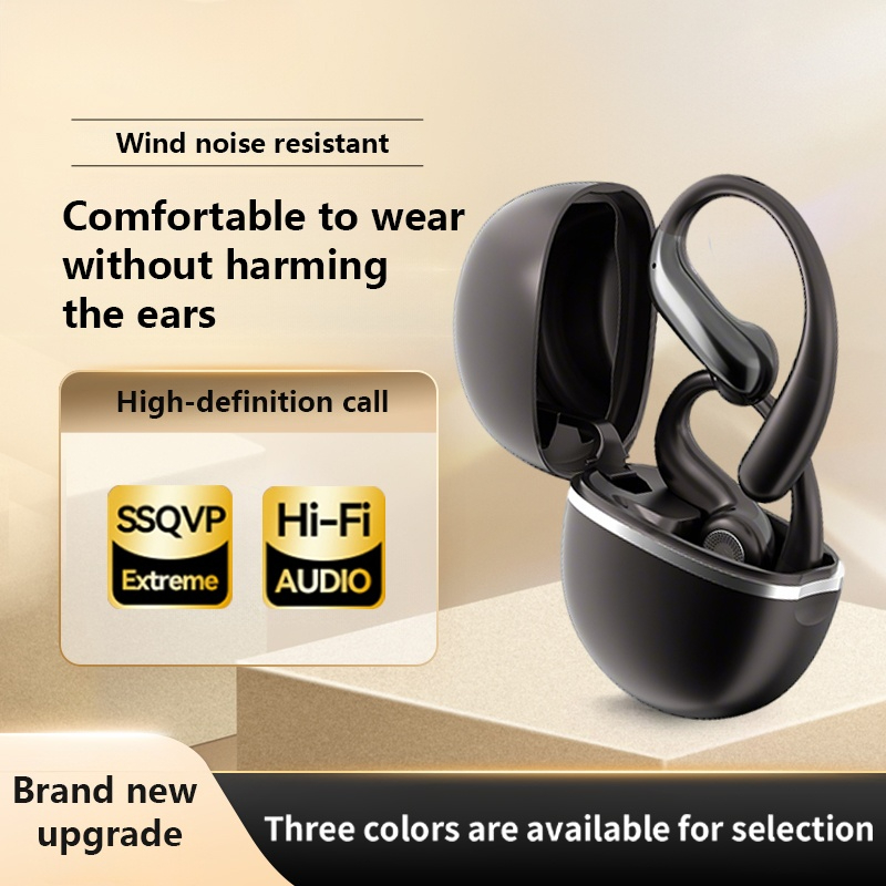 Bluetooth Ear Hook True Wireless Earbuds with Mic