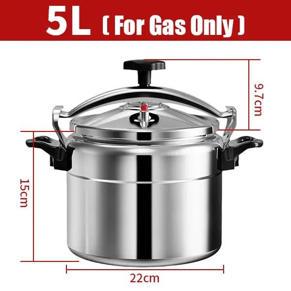 Professional Aluminum Pressure Cooker Explosion-Proof Design 3L 5L 7L