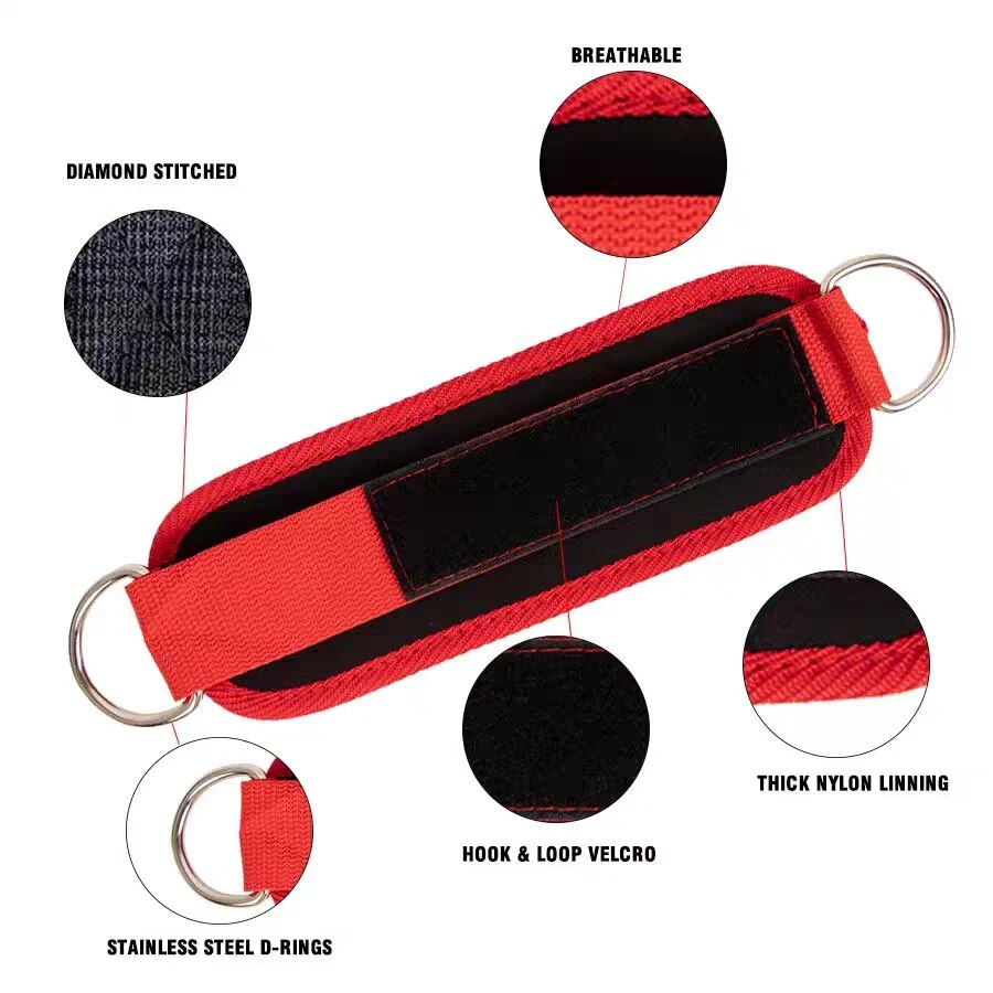 Ankle Straps for Cable Machines  Enhanced Booty & Glute Leg Workout Equipment