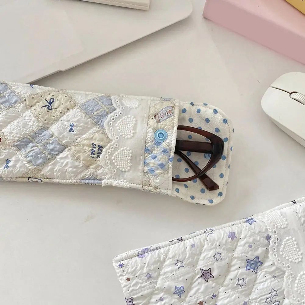 Cute Cartoon Soft Glasses Case