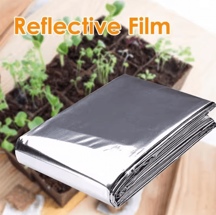 High Reflective Polyester Film Sheet (82.68 by 51.18 in) – Silver Grow Tent Reflective Mylar Liner