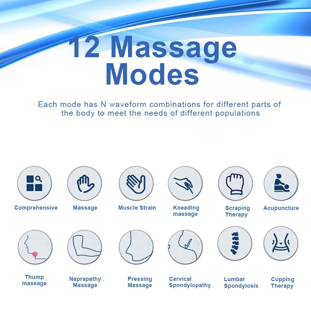 12 Mode Low Frequency Therapy Device TENS Machine
