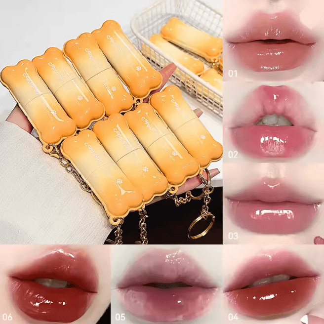 Shiny Nude Lip Glaze Mirror Finish Long Lasting Gloss