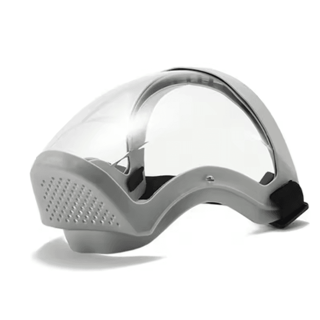 ClearGuard Full Face Anti-Fog Shield Mask – 360° Transparent Protective Visor