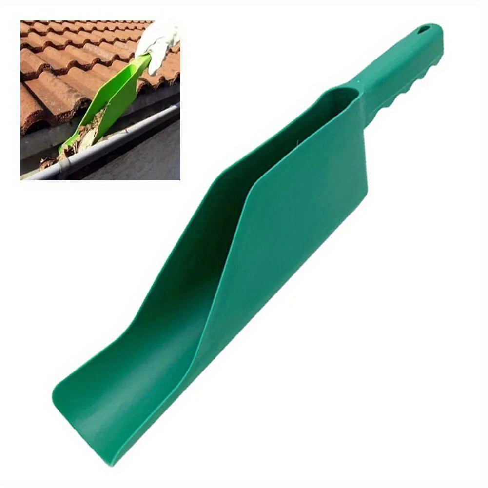 Flex Fit Dirt Debris Remove Gutter Getter Scoop, Multi Use Roof Tool, Eaves Garden Leaf Gutter Spoon Shovel Supplies