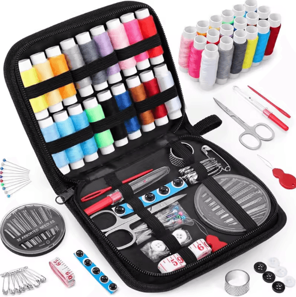 All-in-One Portable Sewing Kit – Travel-Friendly Needle & Thread Repair Set