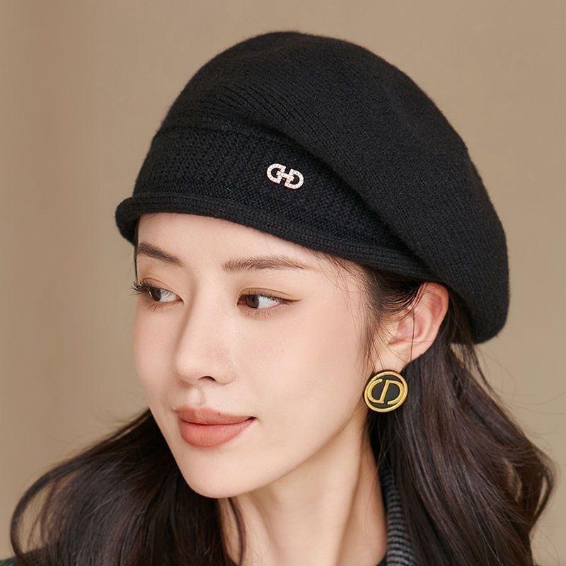 Soft Warm Women's Winter Knit Beret Comfortable Stretchy Fashion Hat for Cold Weather