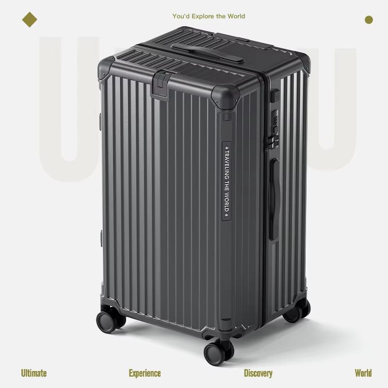Hard Shell Carry On Suitcase Rolling Travel Luggage with Spinner Wheels 20 24 26 28 30 Inch Large Capacity Durable Lugga