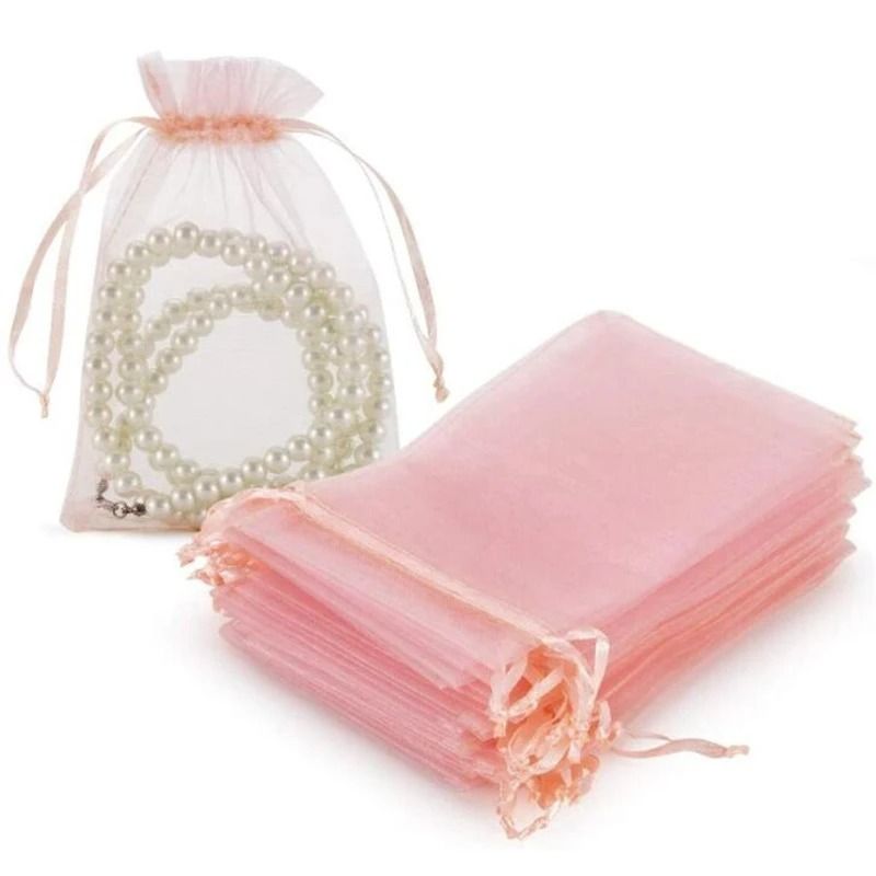 Organza Drawstring Jewelry Bags – Small Gift Wrapping Pouches