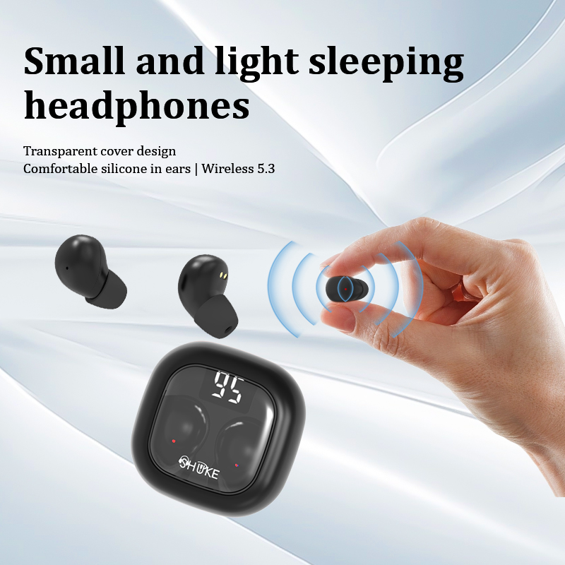 Wireless Bluetooth Earbuds Invisible Mini Headphones with HD Bass