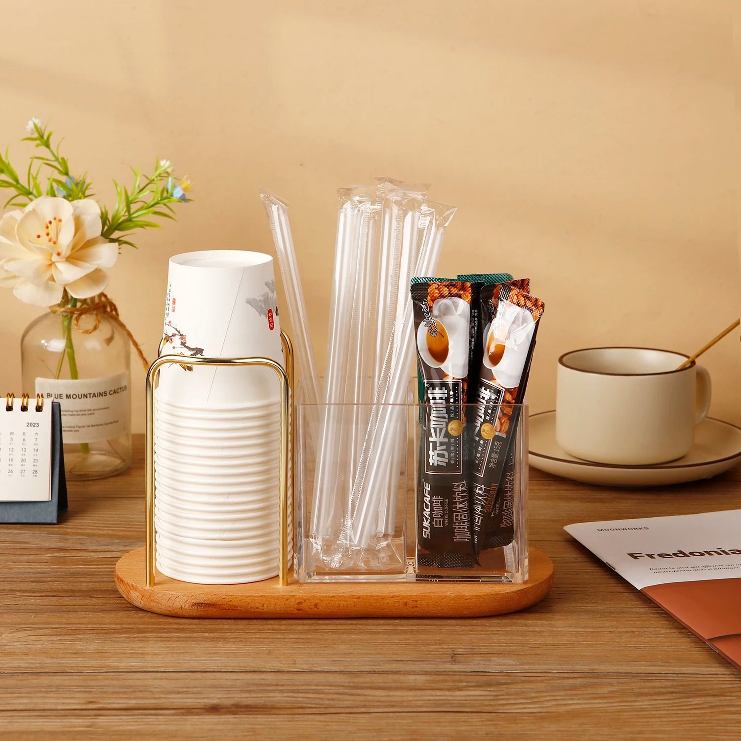 3-in-1 Disposable Cup Storage Holder