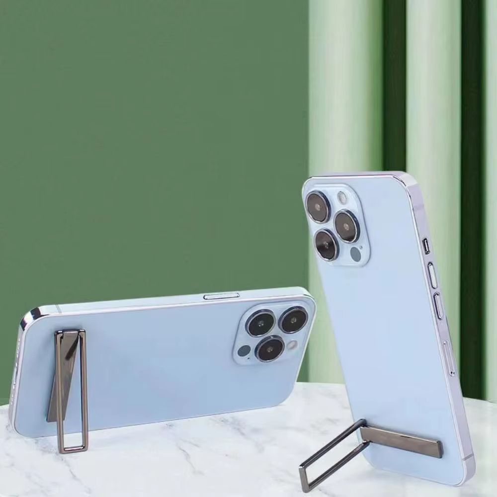 Ultra-Thin Foldable Metal Phone Holder Stand Universal Desktop Kickstand