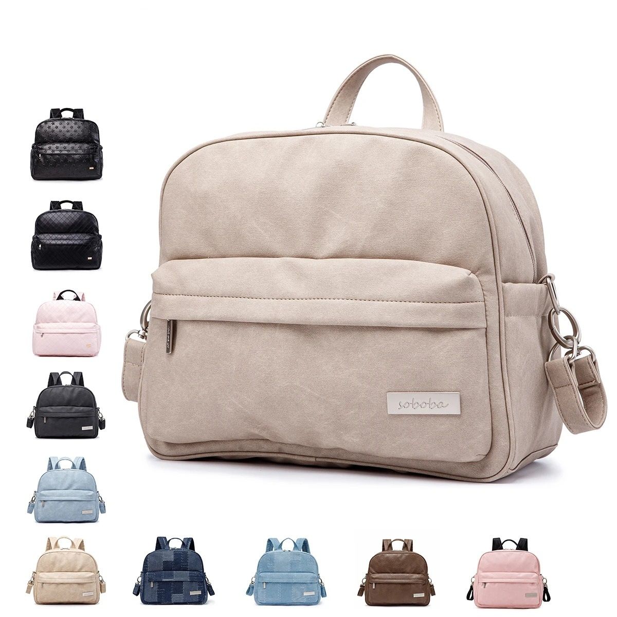 Stylish Lightweight Waterproof Diaper Backpack for Quick Outings