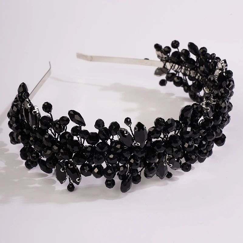 Women Rhinestone Bridal Tiara Headband Handmade