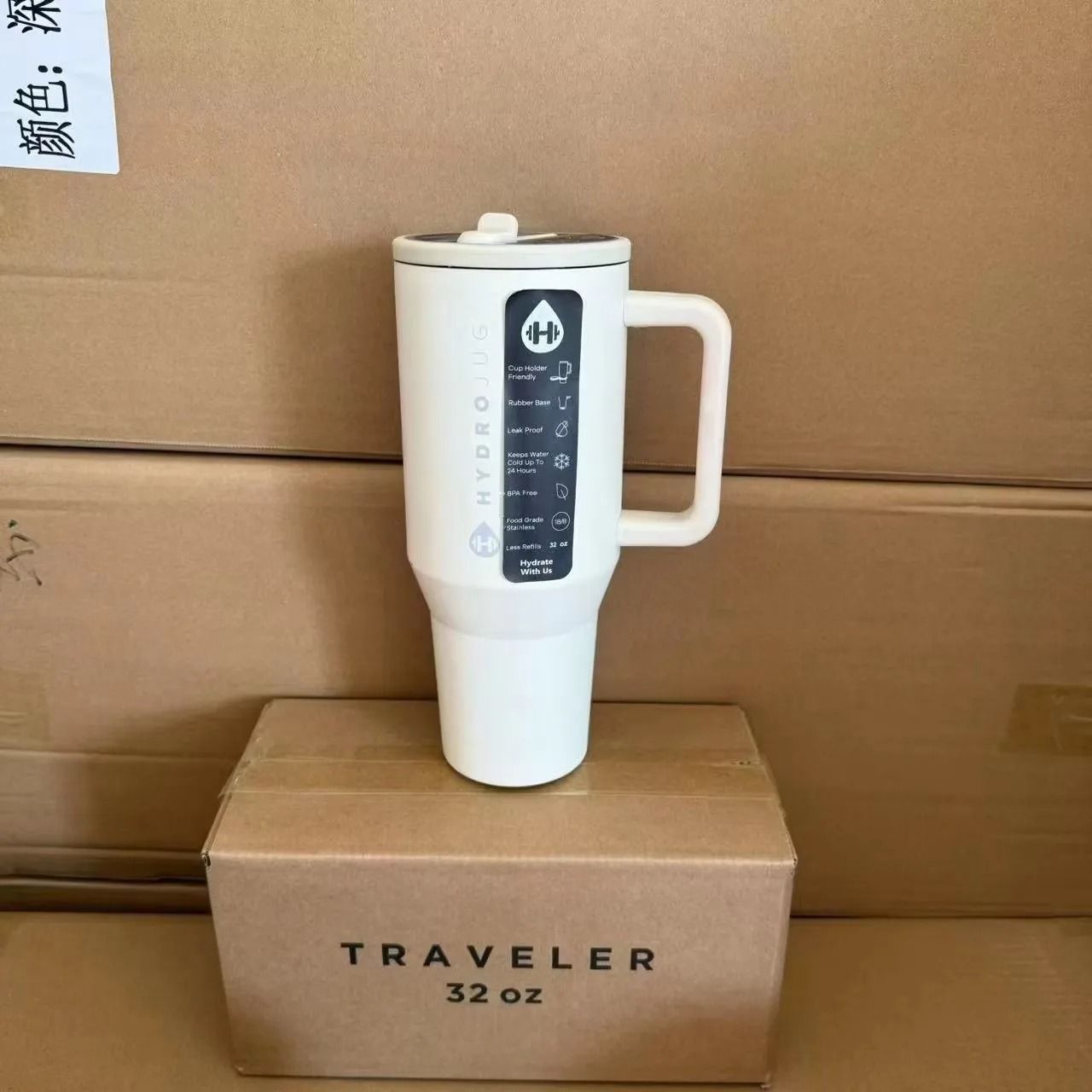 Stainless Steel Tumbler 32oz/40oz with Straw Lid Vacuum Insulated Travel Mug