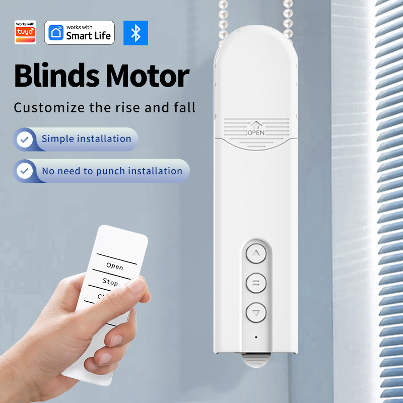 Smart Home Electric Curtains with Bluetooth Remote Control, Electric Automatic Curtain Motor Opener
