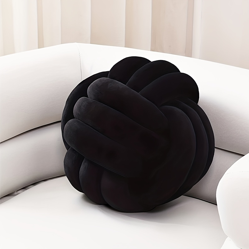 Round Ball Pillows, Soft Plush Knot Pillow Balls, Decorative Throw Pillows for Home Decoration