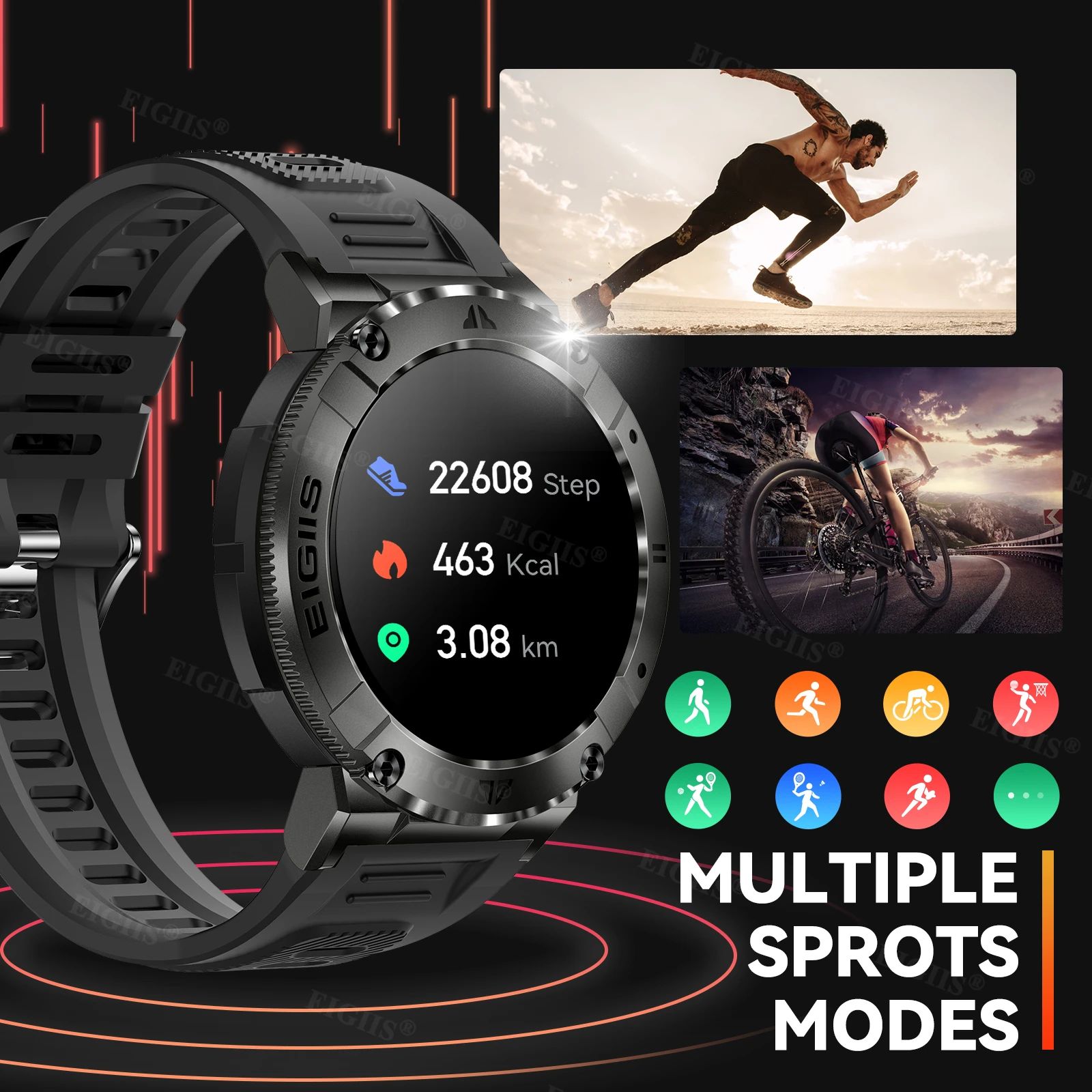 LaNikar Bluetooth Calling Fitness Smartwatch