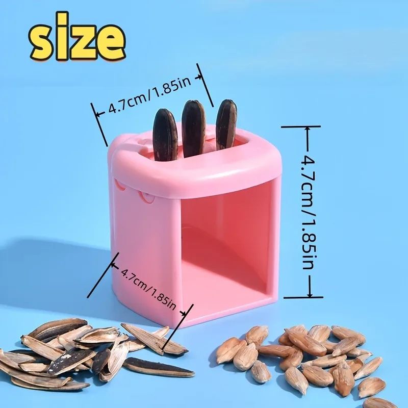2-Pack Manual Sunflower Seed Sheller Clip - Fast Sunflower Seed Splitter & Peeler Tool