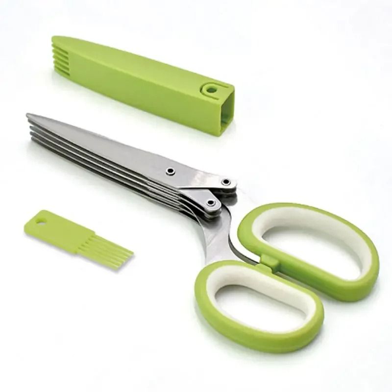 5-Blade Stainless Steel Herb & Vegetable Kitchen Scissors