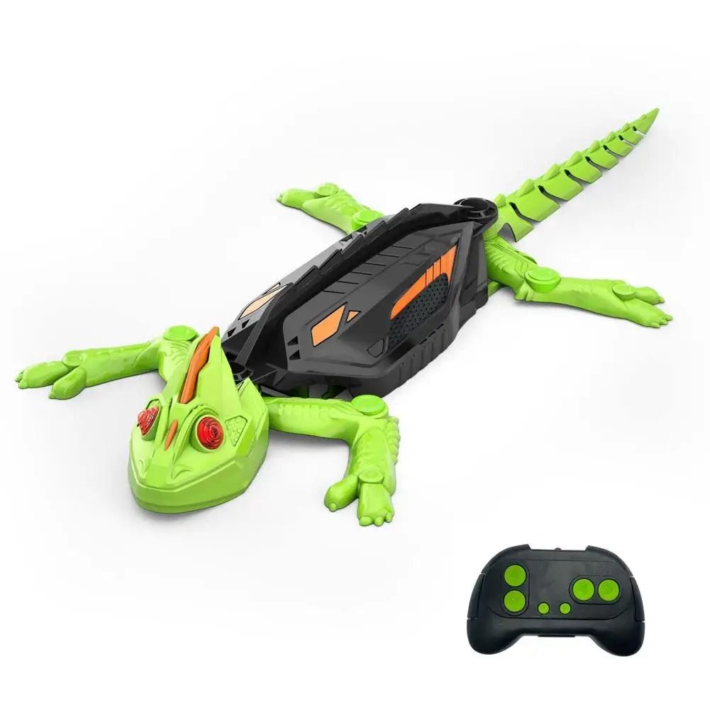 Remote Control Wall Climbing Gecko Robot Toy Rechargeable RC Climber