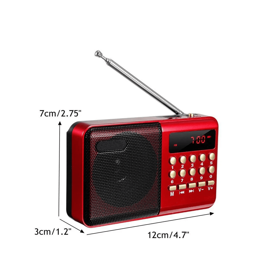 StoneGo Solar Hand Crank Emergency Radio with Phone Charger and Light