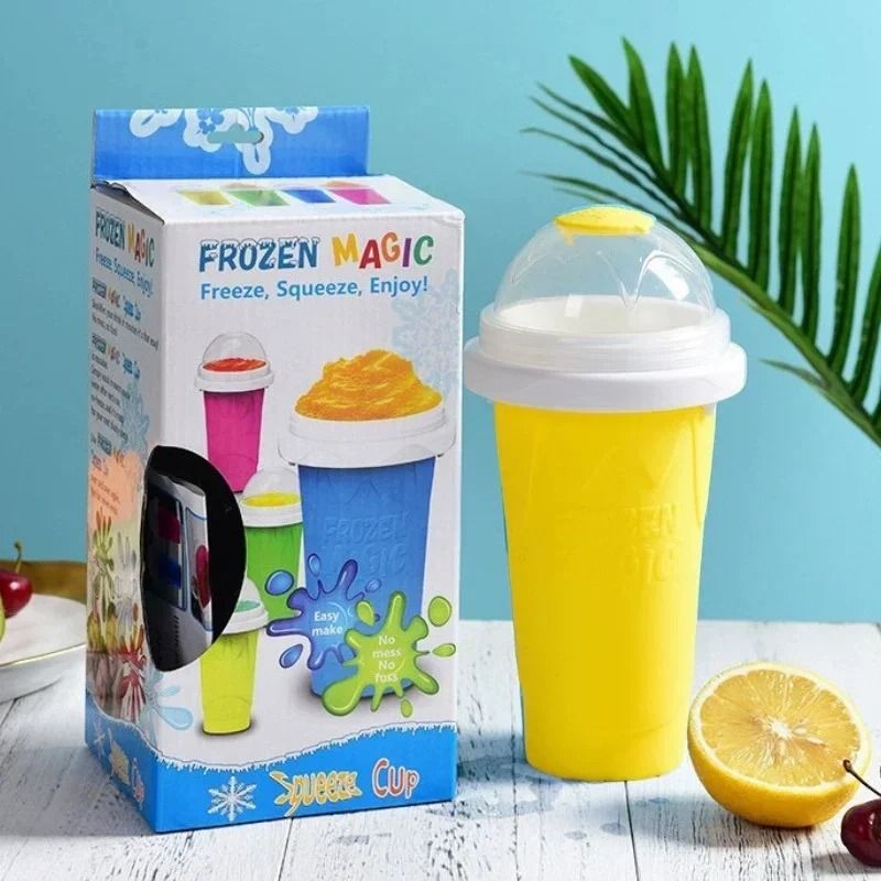 300ML Instant Quick-Frozen Slushy Maker – DIY Summer Squeeze Smoothie Cup