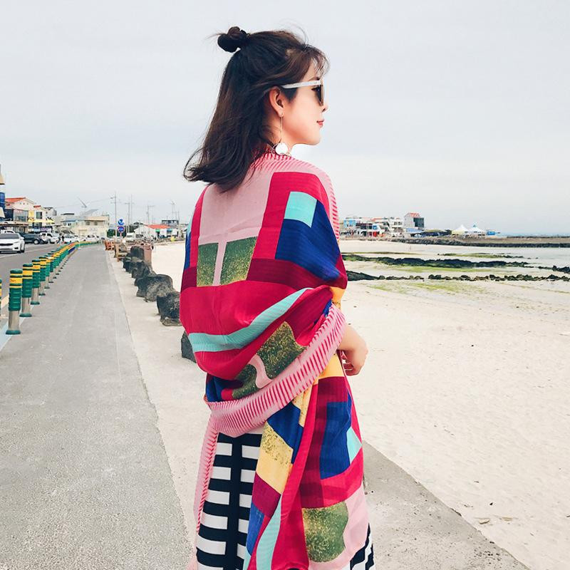 Women Beach Dress, Large Bikini Bathing Swimwear Cover Up Sarong Wrap Scarf