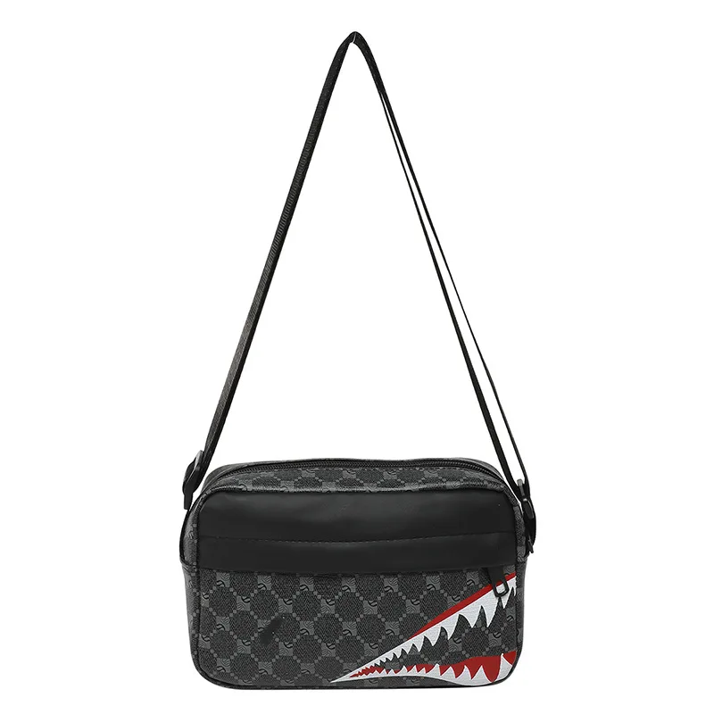 Creative Shark Mouth Crossbody Bag, Simple Coin Purse, Casual Fashion Mobile Phone Bag, Small Square Shoulder Purse