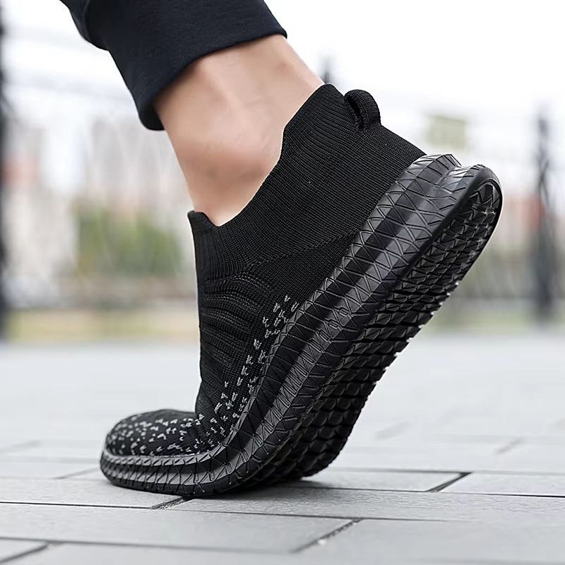 Men's Breathable Casual Shoes – Lightweight Slip-On Walking Sneakers with Anti-Slip Sole