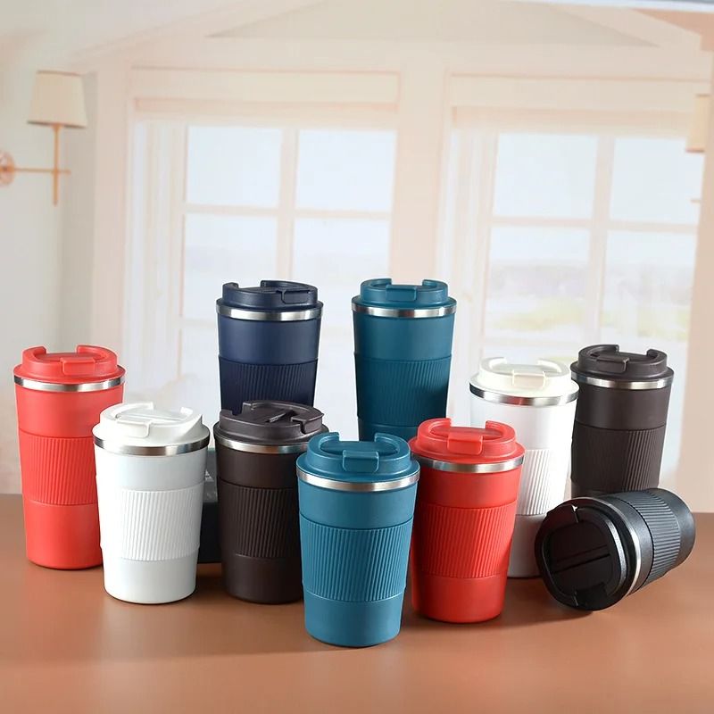 Leak Proof Stainless Steel Travel Coffee Thermos Mug for Hot and Cold Drinks