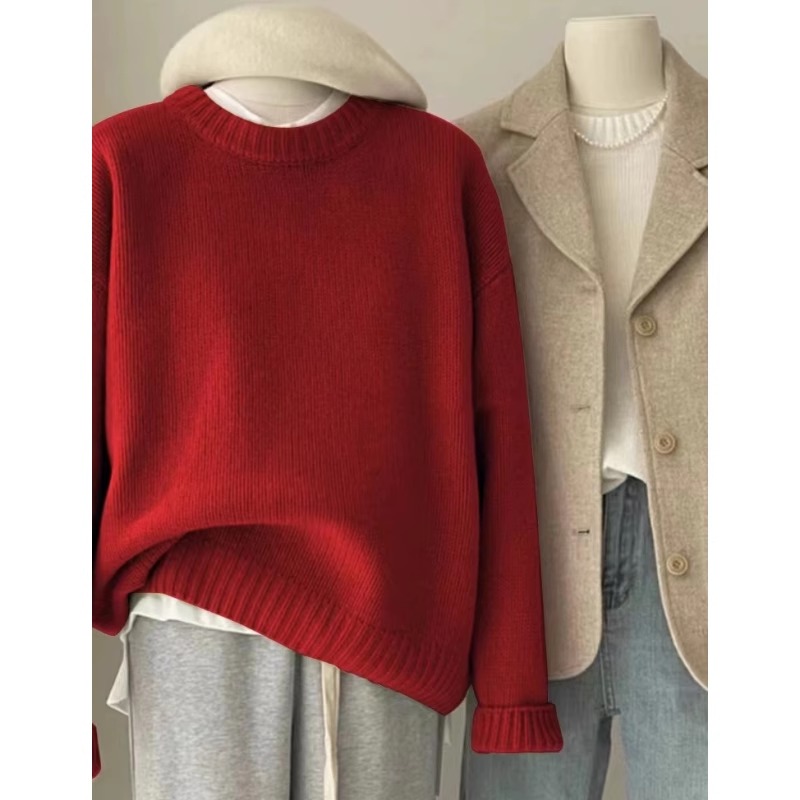 Women's 100% Cashmere Crewneck Sweater Soft Lightweight Luxury Knit