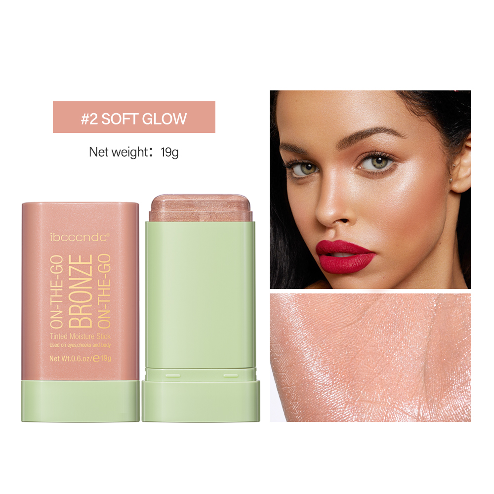 High Gloss Stick Face Brightening, Rotary Small Gold Tube Concealer, Pearl Gloss Dressing Stick