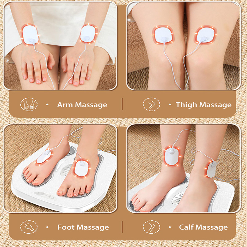 Vibration Foot & Leg Trainer with Heat, Boost Circulation & Relieve Stress