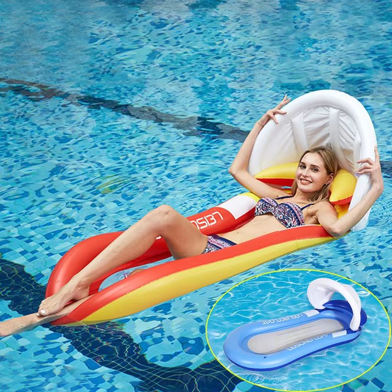 AquaLounger Inflatable Adult Pool Hammock – Premium Float for Pool, Beach & Outdoor Lounging